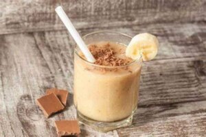 Smoothie de Chocolate e Banana